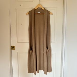 Aritzia long knit vest/cardigan